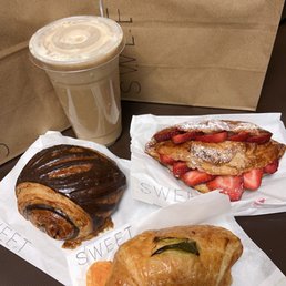 Pistachio Latte, Chocolate Croissant, Jalapeo Sausage & Cheese Croissant, Strawberries n' Creme Croissant Pistachio Latte, Chocolate Croissant, Jalapeo Sausage & Cheese Croissant, Strawberries n' Creme Croissant