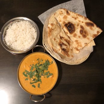 Kathmandu Restaurant - Tikka masala with rice and buttered naan. - Indian Near Me - Windsor Heights, Iowa Kathmandu Restaurant - Tikka masala with rice and buttered naan. - Indian Near Me - Windsor Heights, Iowa