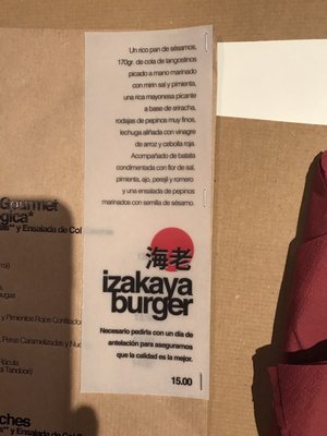 Menu photo 2 Home Burger Bar Madrid, M