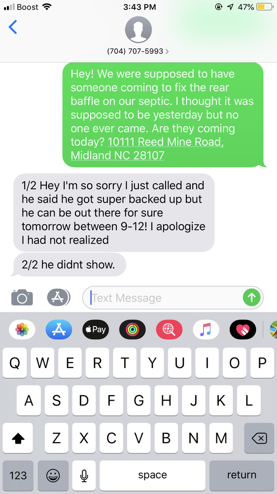 One & Done Home Inspections - septic in Mount Pleasant, NC