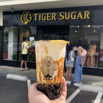 Tiger Sugar - Milk tea with coffee jelly - Bubble Tea Near Me - Honolulu, Hawaii Tiger Sugar - Milk tea with coffee jelly - Bubble Tea Near Me - Honolulu, Hawaii