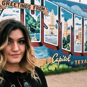 Greetings From Austin Postcard Mural - Public Art Near Me - Austin, Texas