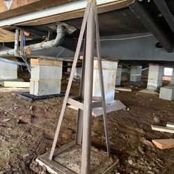 NorCal Mobile Home Construction - Mfg pier with concrete base pad