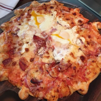 Gather - Egg pizza - New American Near Me - Berkeley, California