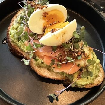 Forever By 18 Grams - Avocado toast with smoked salmon - Coffee & Tea Near Me - Sacramento, California