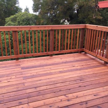 Montclair Construction & Structural - Completed deck project post stain - General Contractors Near Me - Oakland, California