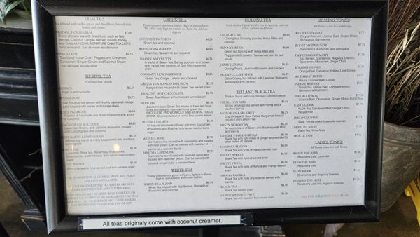 Menu photo 2 Hojas Tea House San Pedro, CA Menu photo 2 Hojas Tea House San Pedro, CA