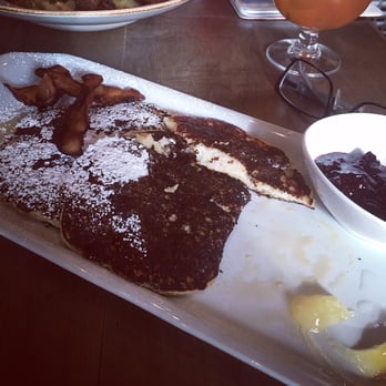 Ampersand 27 - Lemon Ricotta pancakes - Canadian (New) Near Me - Edmonton, Alberta