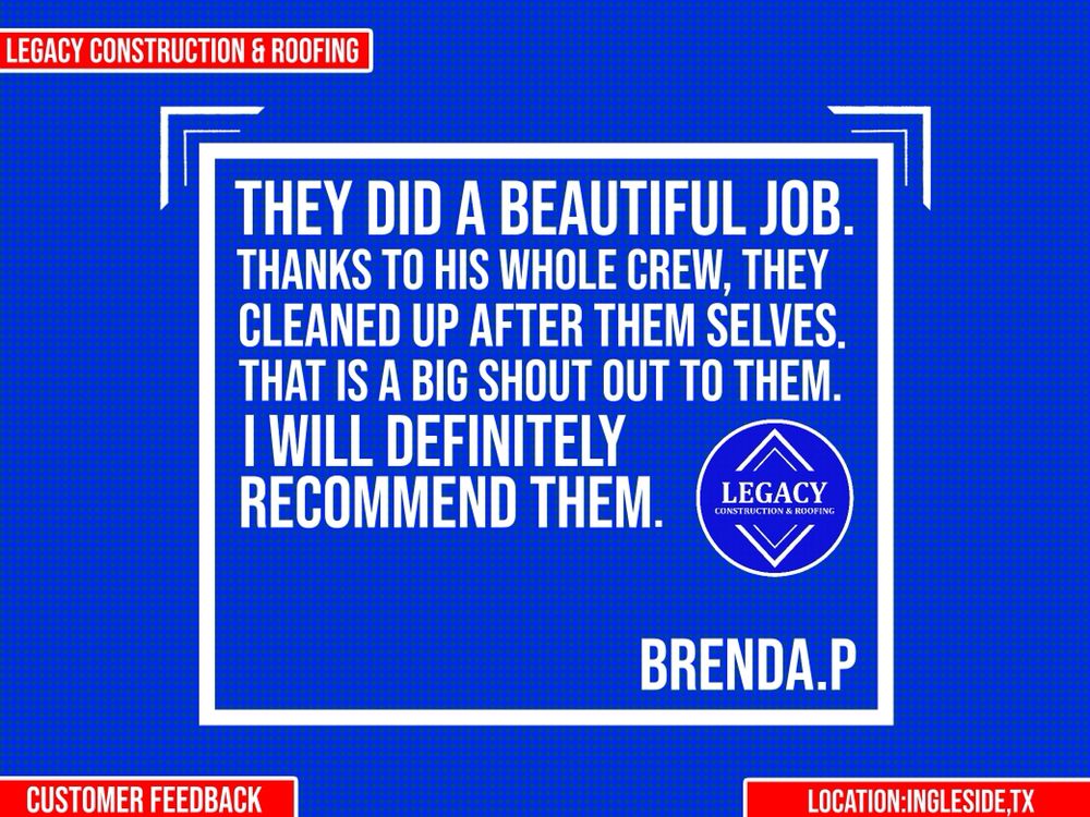 Slide of Legacy Construction & Roofing