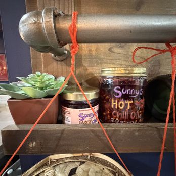 Vientiane Bistro - Homemade chili oil for sale - two sizes, hot and EXTRA hot (both delicious) - Laotian Near Me - Philadelphia, Pennsylvania