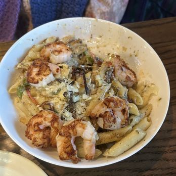 Lightning Rounds - Shrimp Scampi usually with Chicken & Shrimp Scampi but you can get just shrimp. - Burgers Near Me - Lapeer, Michigan