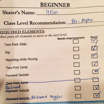 Pasadena Ice Skating Center - My 12 year old beginner. Only had 6 classes. Has done great. - Skating Rinks Near Me - Pasadena, California