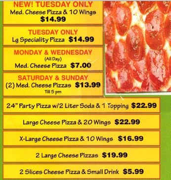 Menu photo 1 Friend's Pizza Lehigh Acres, FL Menu photo 1 Friend's Pizza Lehigh Acres, FL