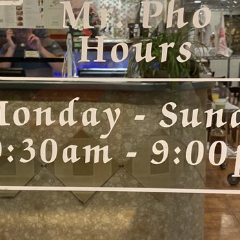 Mr Pho - Opening hours - Vietnamese Near Me - Oceanside, California