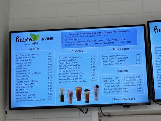 Menu photo 2 Presotea Irvine Irvine, CA Menu photo 2 Presotea Irvine Irvine, CA