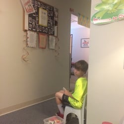 Ashburn Family Chiropractic - Max waiting for his brother to be adjusted by Dr Judy