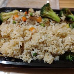 Happy Garden - Vegetables and Beef, Fried Rice Take Out