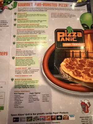 Menu photo 2 Space Aliens Bar & Grill Albertville, MN Menu photo 2 Space Aliens Bar & Grill Albertville, MN