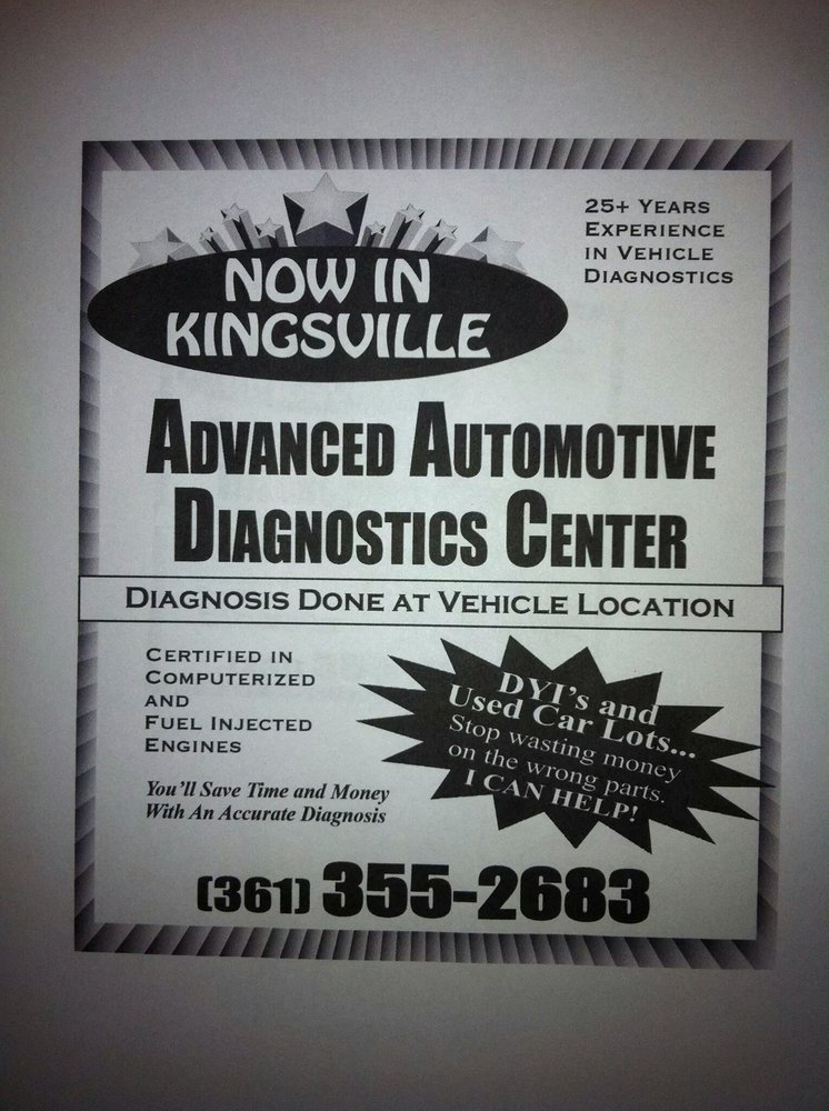 ADVANCED AUTOMOTIVE DIAGNOSTICS Updated March 2024 900 S 6th St