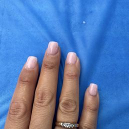 Got my nails done yesterday and one is cracked.