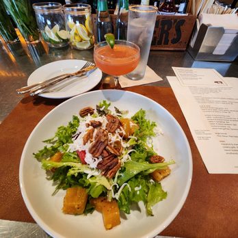 Cochon RESTAURANT - Beet and citrus salad, easy way out cocktail - Cajun/Creole Near Me - New Orleans, Louisiana