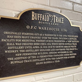 Buffalo Trace Distillery - Distilleries Near Me - Frankfort, Kentucky Buffalo Trace Distillery - Distilleries Near Me - Frankfort, Kentucky