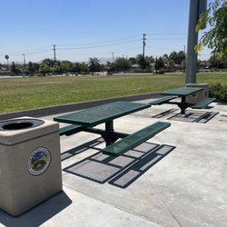 Joe Sampson Park - In shaded picnic tables