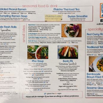 Bamboozle Heights - Menu - Salad Near Me - Tampa Bay, Florida