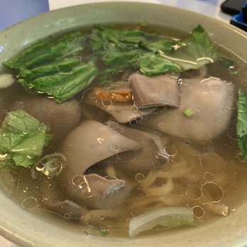 China Chen - #14 thick flat noodles with kidneys - Chinese Near Me - San Jose, California
