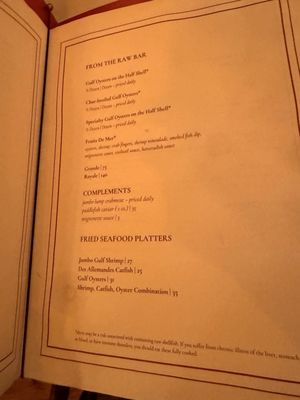 Menu photo 6 Bourbon House New Orleans, LA Menu photo 6 Bourbon House New Orleans, LA