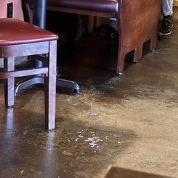 Cheese that was left on the floor Cheese that was left on the floor
