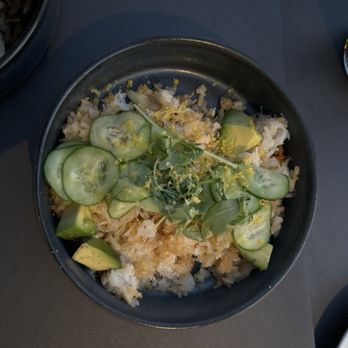 Halo Rooftop Bar - Dungeness Crab Fried Rice - Lounges Near Me - Denver, Colorado Halo Rooftop Bar - Dungeness Crab Fried Rice - Lounges Near Me - Denver, Colorado
