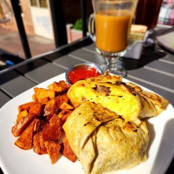 San Chez Bistro - Breakfast wrap with potatoes - Breakfast & Brunch Near Me - Grand Rapids, Michigan San Chez Bistro - Breakfast wrap with potatoes - Breakfast & Brunch Near Me - Grand Rapids, Michigan