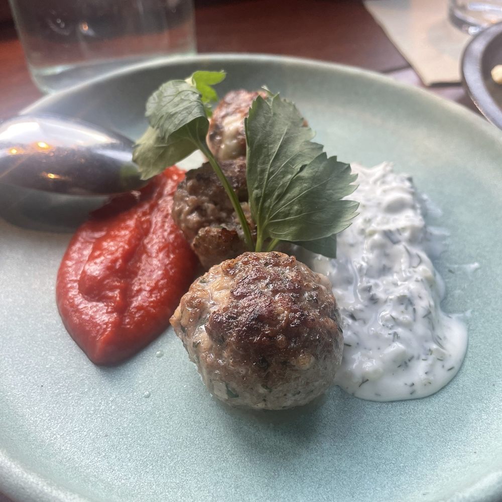 Perch - Lamb meatballs - Tapas/Small Plates Near Me - New York, New York Perch - Lamb meatballs - Tapas/Small Plates Near Me - New York, New York