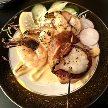 The Blue Parrot - shrimp and bacon wrapped shrimp was delish!! - Lounges Near Me - Rocklin, California The Blue Parrot - shrimp and bacon wrapped shrimp was delish!! - Lounges Near Me - Rocklin, California