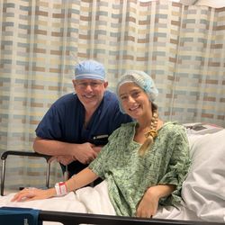 Tim Tollestrup, MD - Dr. Tollestrup and I the day before my peripheral nerve surgery