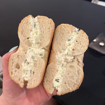 Nutley Bagel Boy II - Sesame bagel with scallion cream cheese - Bagels Near Me - Nutley, New Jersey Nutley Bagel Boy II - Sesame bagel with scallion cream cheese - Bagels Near Me - Nutley, New Jersey