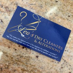 Leo's Dry Cleaners - New Management, New Name, New Cards & better service!