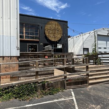 Hoboken Coffee Roasters - Exterior, so cute - Coffee & Tea Near Me - Guthrie, Oklahoma