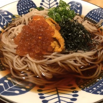 I-NABA - Uni ikura soba - instead of soup, it should have been a dipping sauce on the side instead - Japanese Near Me - Honolulu, Hawaii