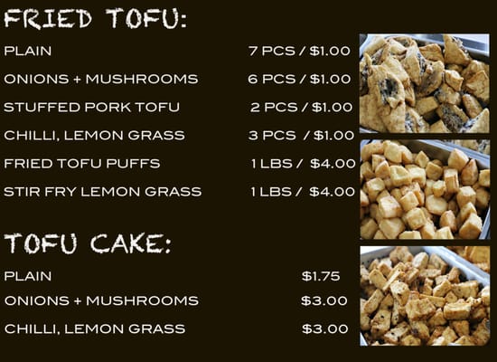 Menu photo 5 Thanh Son Tofu Garden Grove, CA