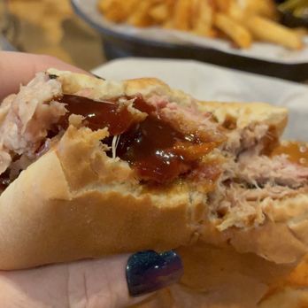 RibCrib BBQ - I ordered the pulled pork sandwich and extra EXTRA pickles on the side. It was so yummy! Our new favorite barbecue place! - Barbeque Near Me - Ocean Springs, Mississippi RibCrib BBQ - I ordered the pulled pork sandwich and extra EXTRA pickles on the side. It was so yummy! Our new favorite barbecue place! - Barbeque Near Me - Ocean Springs, Mississippi
