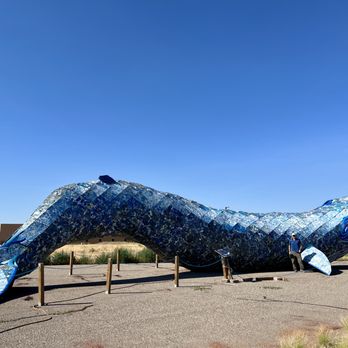Ethyl The Whale - Human included for scale. - Landmarks & Historical Buildings Near Me - Santa Fe, New Mexico