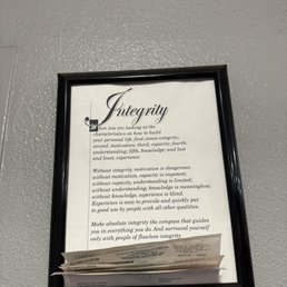 Integrity: a core value I experience at America's Tires.