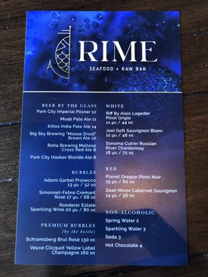 Menu photo 2 RIME Raw Bar Park City, UT Menu photo 2 RIME Raw Bar Park City, UT