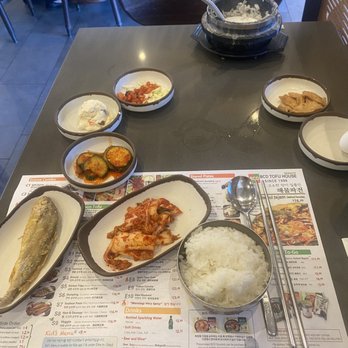 BCD Tofu House - The banchan was okay. - Korean Near Me - Irvine, California