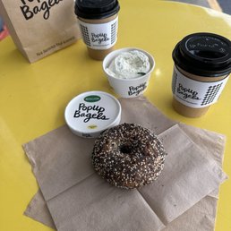 Bagel and cream cheese Bagel and cream cheese