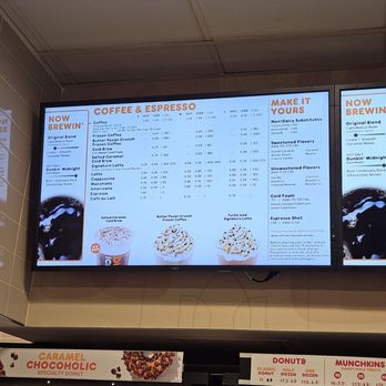 Dunkin' - the menu and prices of donuts - Donuts Near Me - New York, New York Dunkin' - the menu and prices of donuts - Donuts Near Me - New York, New York