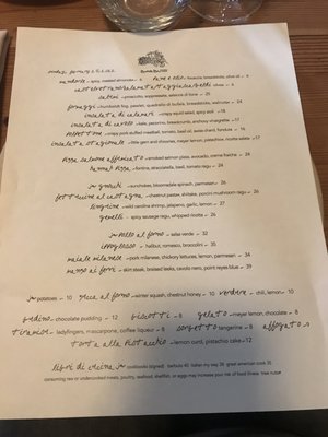 Menu photo 5 Barbuto New York, NY