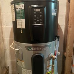 Stephen Seibert Plumbing - 1o year warranty, energy efficient, hybrid water heater I installed for an 80 year old couple.  What a blessing!